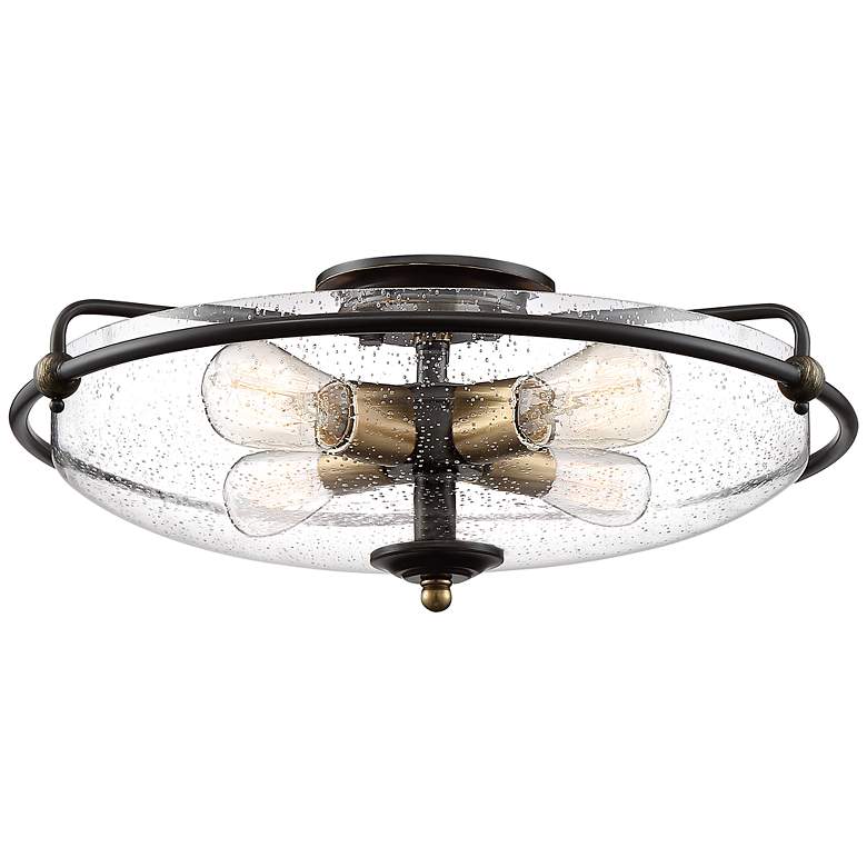 Image 2 Griffin 4 Light Large Flush Mount more views