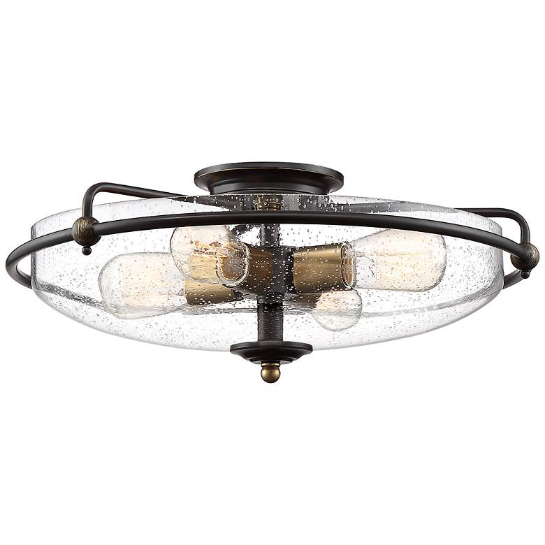 Image 3 Griffin 4 Light Large Flush Mount more views