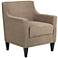 Griffin Camel Upholstered Armchair