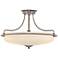 Griffin Collection Antique Nickel 21" Wide Ceiling Light