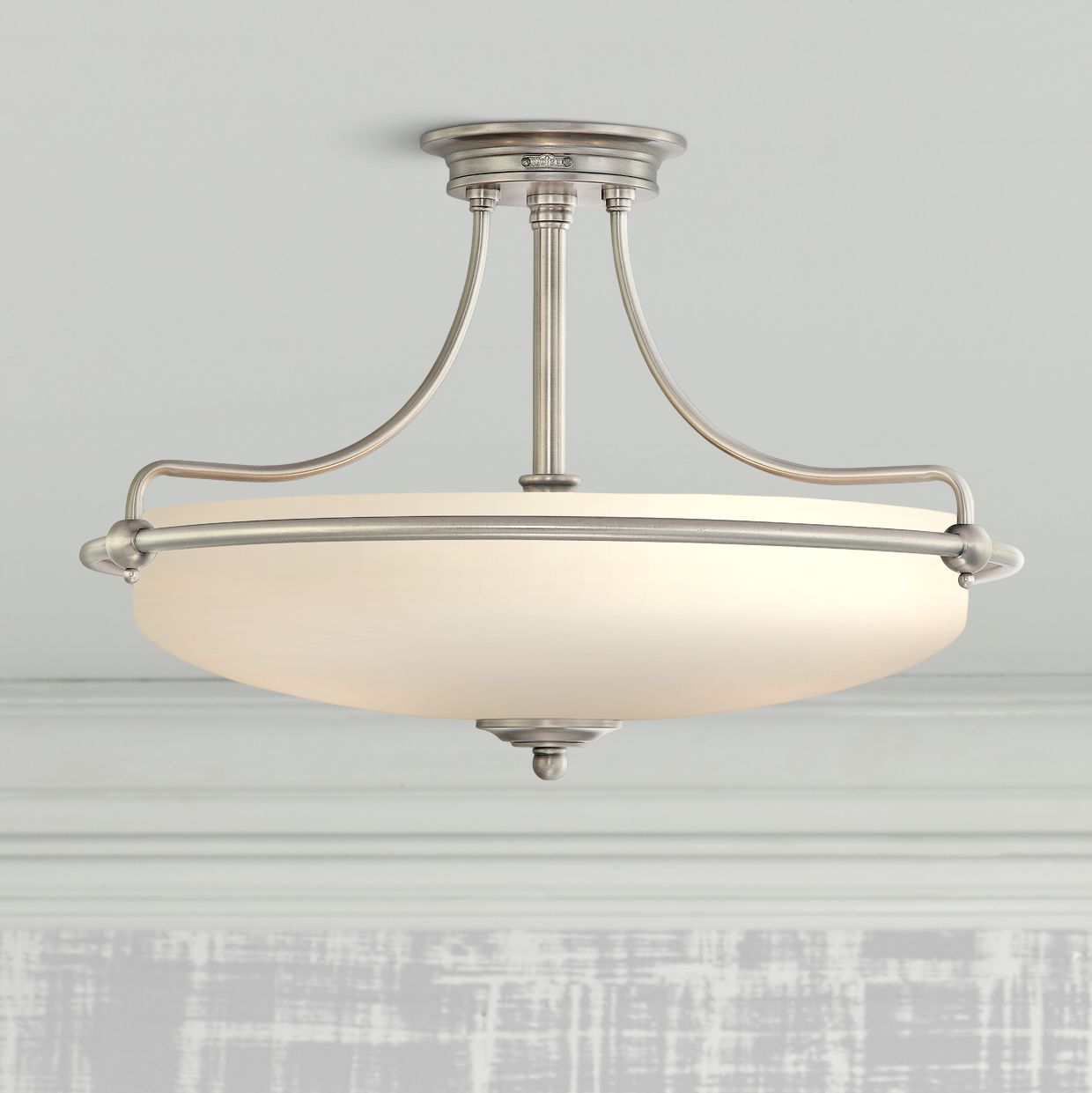 antique nickel ceiling light