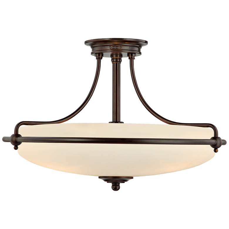 Griffin Collection Palladian Bronze 21 inch Wide Ceiling Light