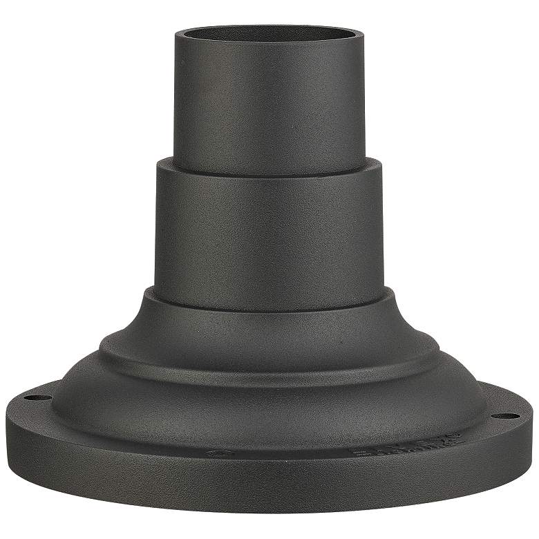 Image 2 Griffin Textured Black Outdoor Pier Mount Adapter