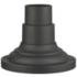 Griffin Textured Black Outdoor Pier Mount Adapter