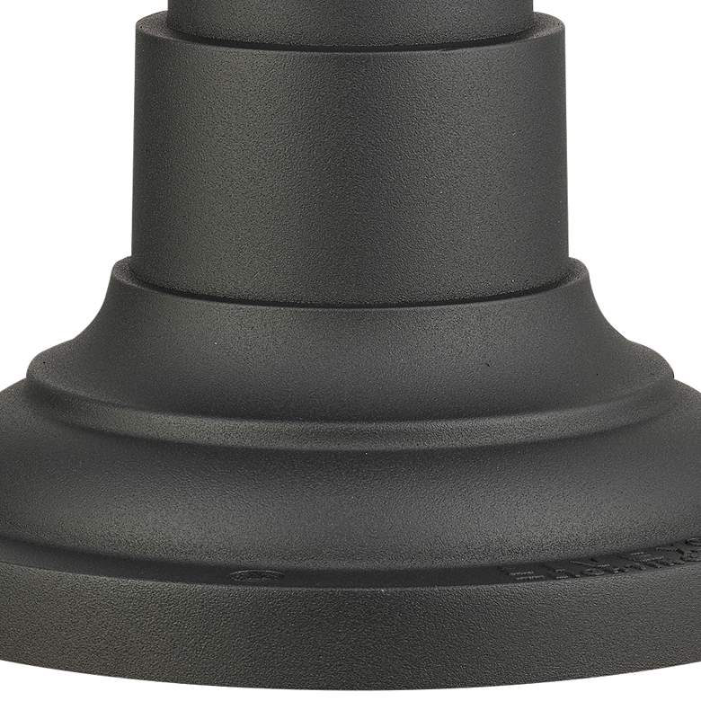 Image 3 Griffin Textured Black Outdoor Pier Mount Adapter more views