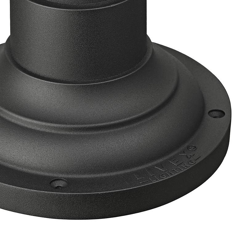 Image 4 Griffin Textured Black Outdoor Pier Mount Adapter more views