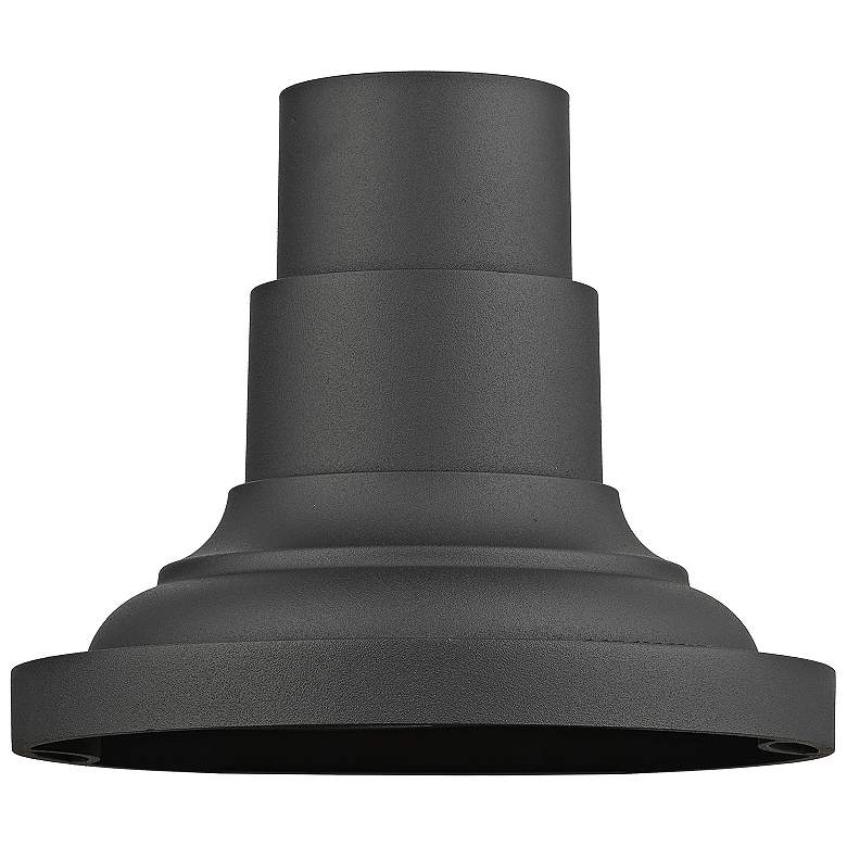 Image 5 Griffin Textured Black Outdoor Pier Mount Adapter more views