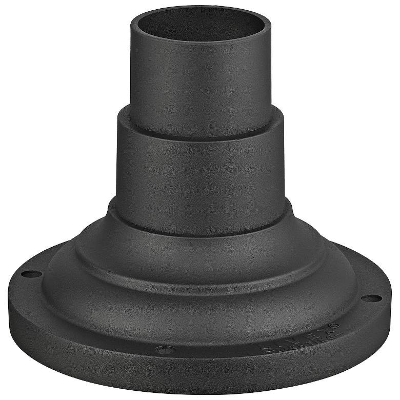 Image 6 Griffin Textured Black Outdoor Pier Mount Adapter more views