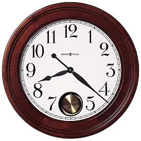 Image1 of Griffith 25" Cherry Hardwood Pendulum Wall Clock