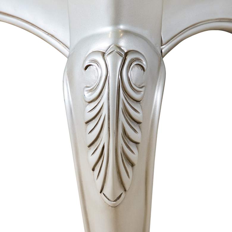 Image 4 Griffith 26 1/2" Wide Champagne Cabriole Legs End Table more views