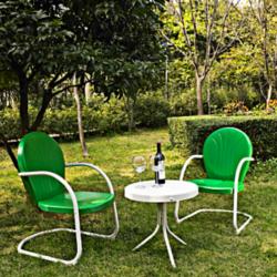 Griffith Grasshopper Green 3-Piece Outdoor Seating Patio Set