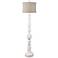 Griffith Weathered White Floor Lamp