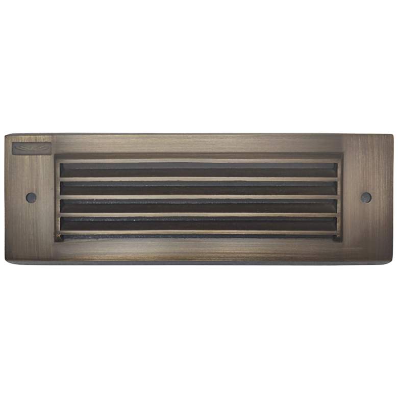 Image 1 Grifford 3" High Natural Brass LED Step Light