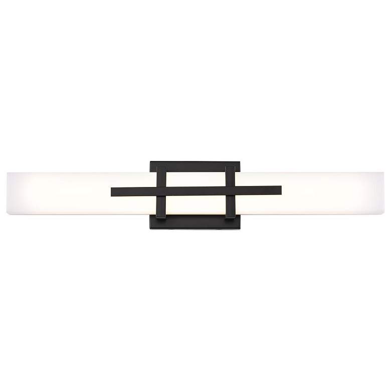 Image 2 Grill 24" Wide Aged Bronze LED Vanity Bath Light more views