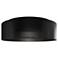 Grille 3.88"H x 12"W 1-Light Flush Mount in Black
