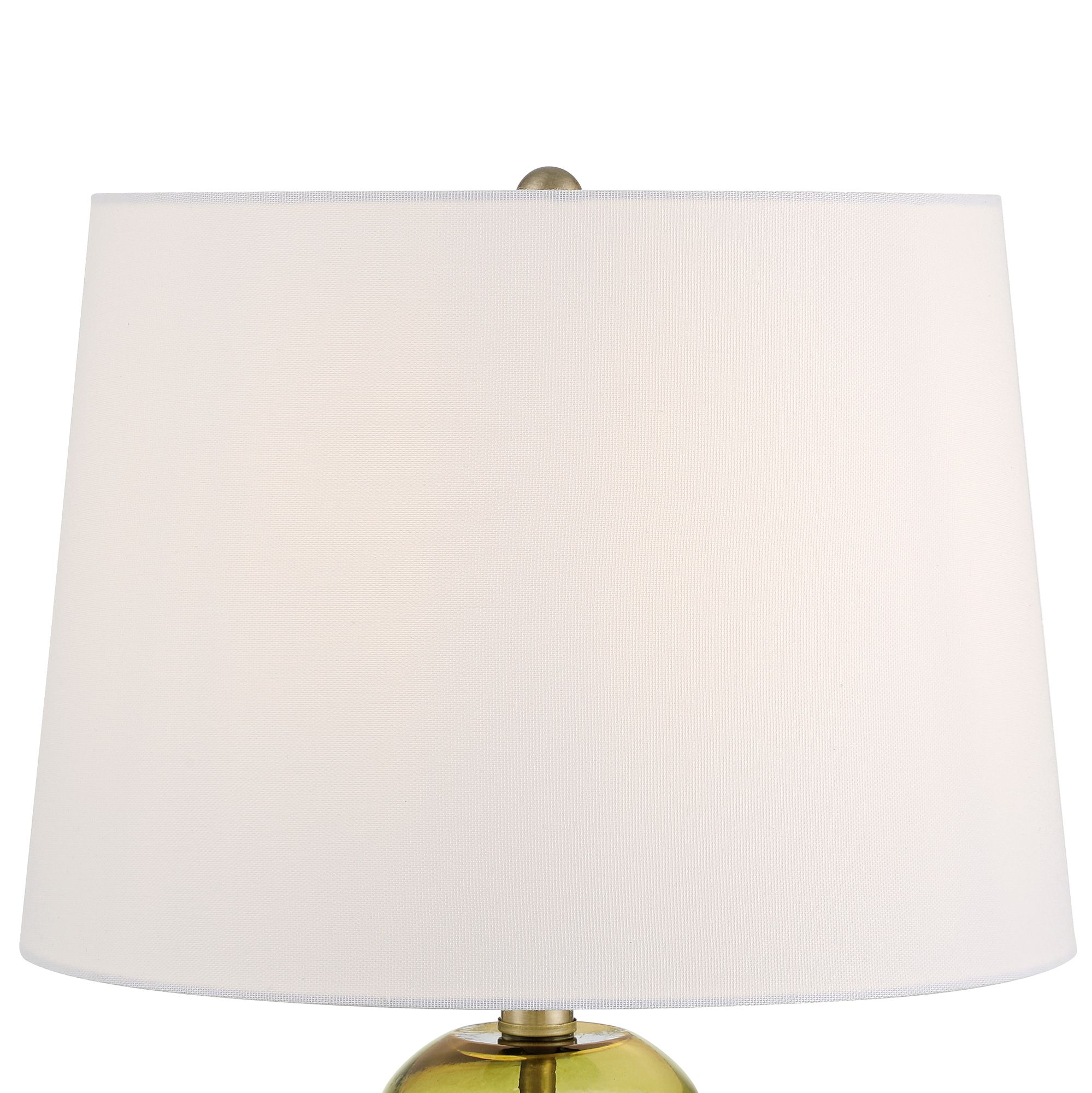 Image 3 Grimmia 24" High Moss Green Glass Table Lamp with Dimmer more views