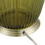 7_Grimmia 24" High Moss Green Glass Table Lamp more views