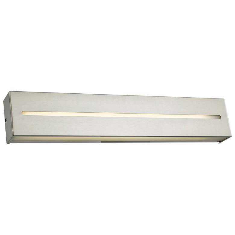 Image 1 Grin 24" Wide Brushed Nickel LED Modern Bath Light