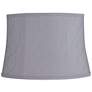 Griotte Gray Softback Drum Lamp Shade 14x16x11 (Washer)