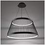 3_Grohle 15.5"H x 32"W 2-Light Pendant in Black more views