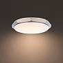 1_Grommet 3.25"H x 16"W 1-Light Flush Mount in Brushed Nickel