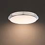 1_Grommet 3.25"H x 16"W 1-Light Flush Mount in Brushed Nickel