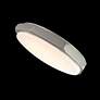 3_Grommet 3.25"H x 16"W 1-Light Flush Mount in Brushed Nickel more views