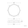 4_Grommet 3.25"H x 16"W 1-Light Flush Mount in Brushed Nickel more views