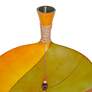 Groove II Multi-Color 20" High Decorative Flask Bottle Vase