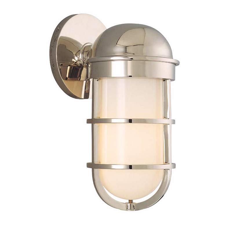 Image 1 Groton Polished Nickel 10 1/2 inch High Wall Sconce