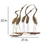 4_Group Of Five Shorebirds 22" High Capiz Shell Wall Decor more views