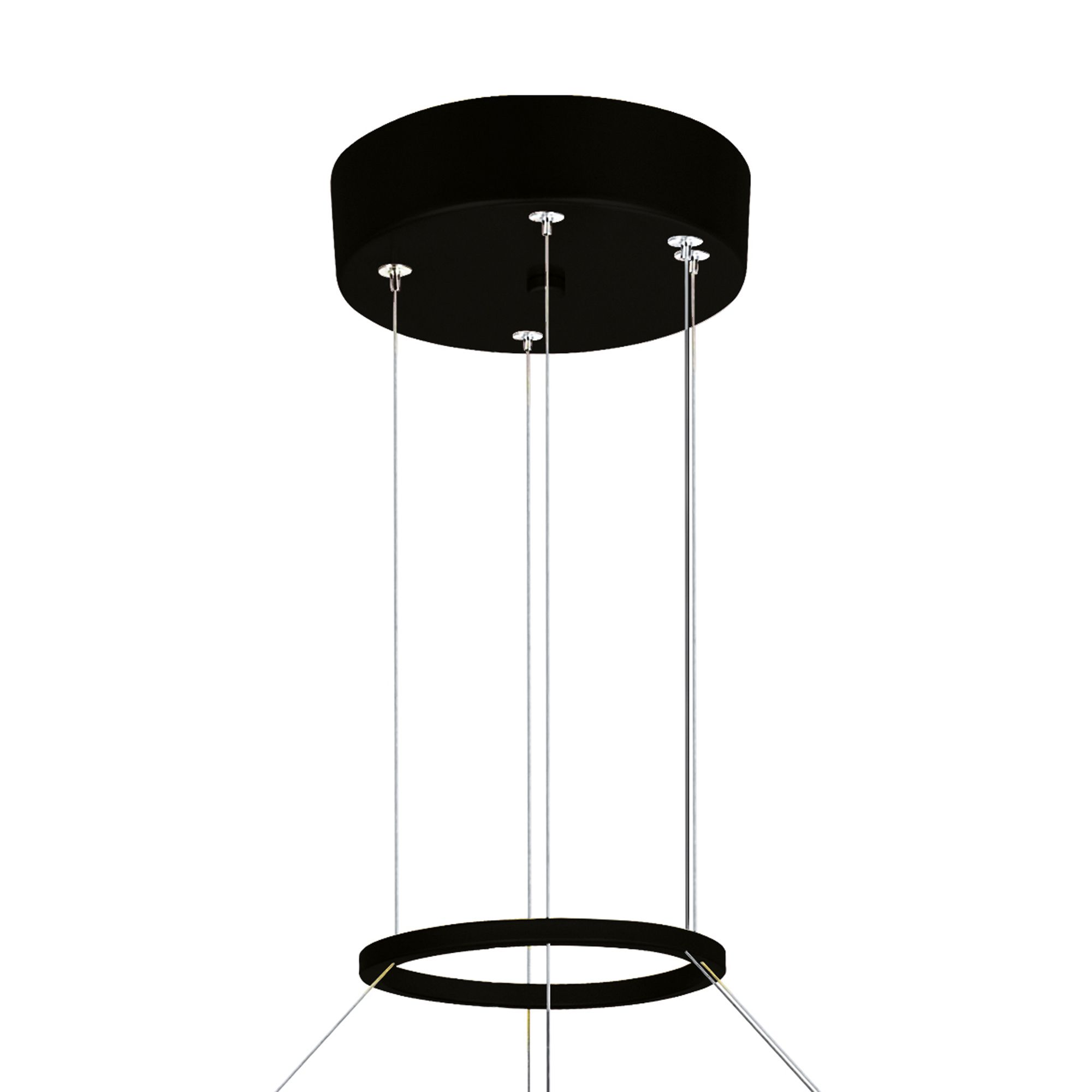 Image 5 Guadiana 24 in LED Black Chandelier more views