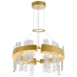 Guadiana 24 in LED Satin Gold Chandelier