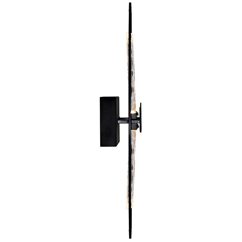 Image 4 Guadiana 26" High Black LED Wall Sconce more views