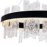 4_Guadiana 32" Wide Black and Satin Gold LED Chandelier more views