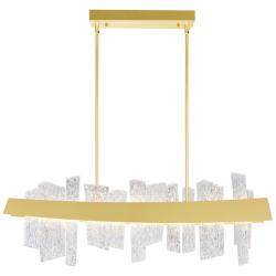Guadiana 39 in LED Satin Gold Chandelier