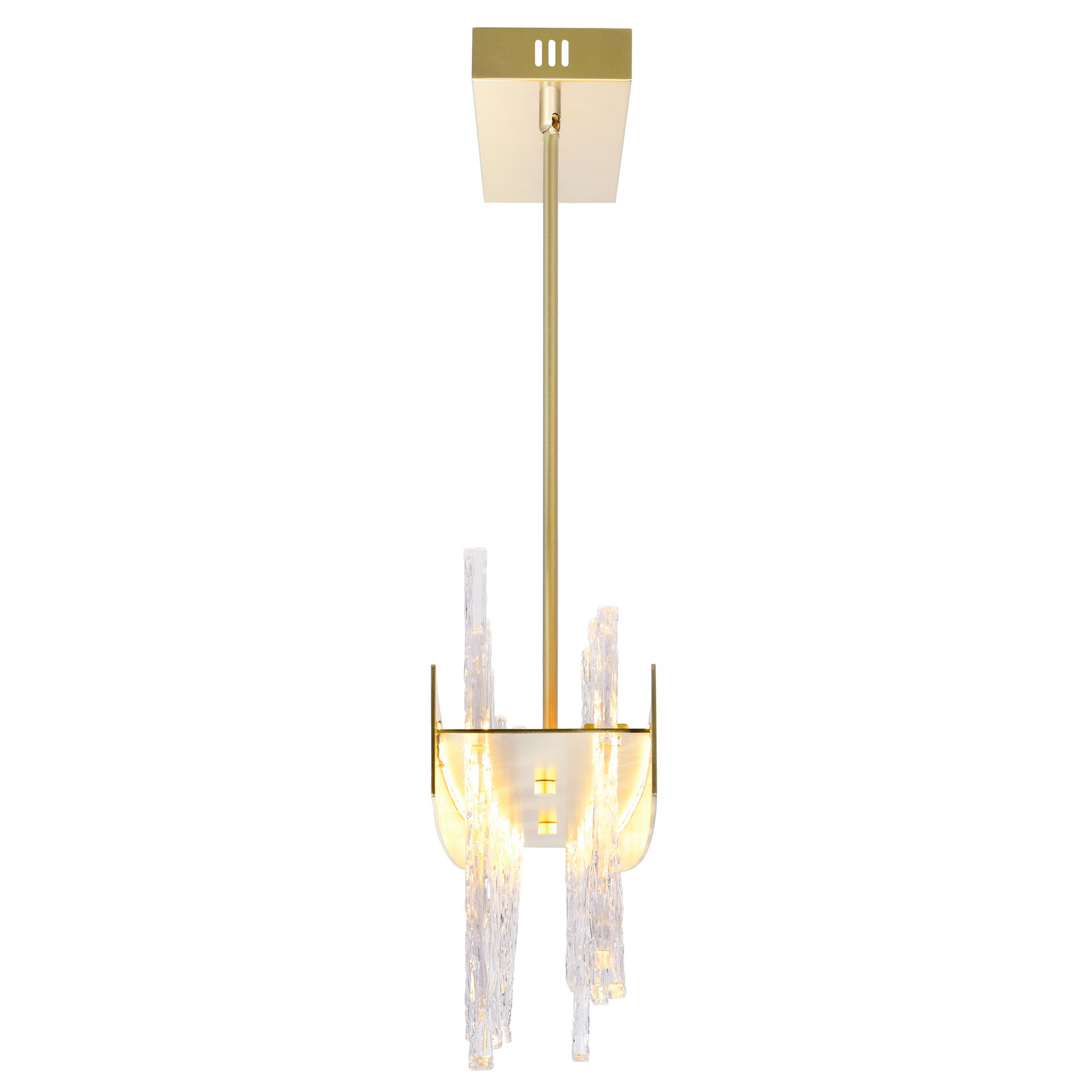Image 4 Guadiana 39 in LED Satin Gold Chandelier more views