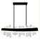 Guadiana 39" Wide Black LED Linear Chandelier