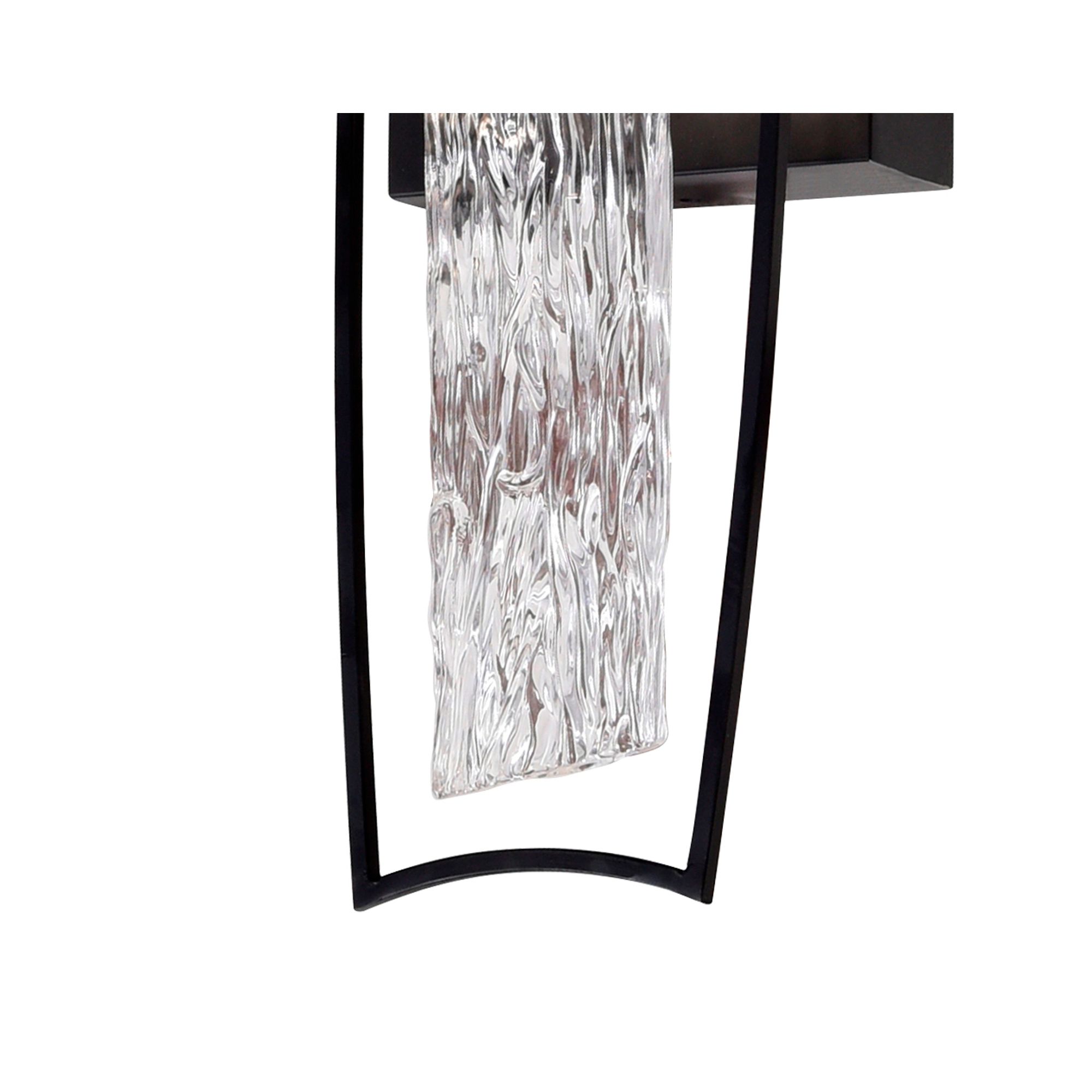 Image 2 Guadiana 5 in LED Black Wall Sconce more views