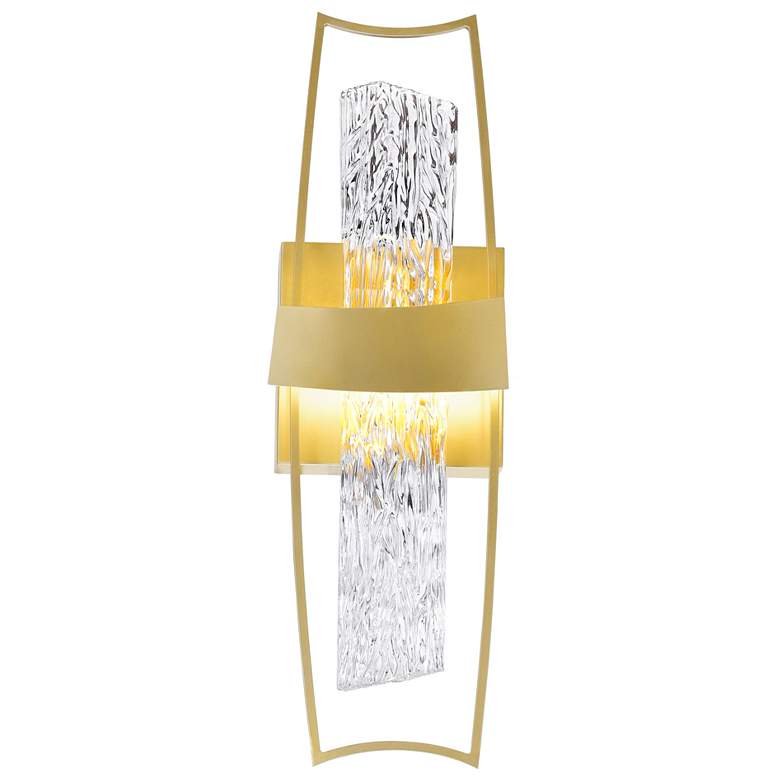 Image 1 Guadiana 5 in LED Satin Gold Wall Sconce