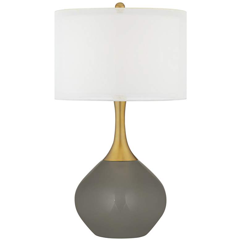 Image 1 Guantlet Gray Nickki Brass Modern Table Lamp
