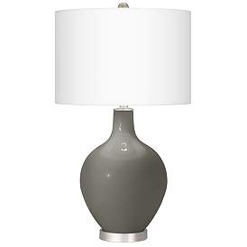 Image2 of Guantlet Gray Ovo Table Lamp With Dimmer