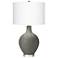 Guantlet Gray Ovo Table Lamp With Dimmer