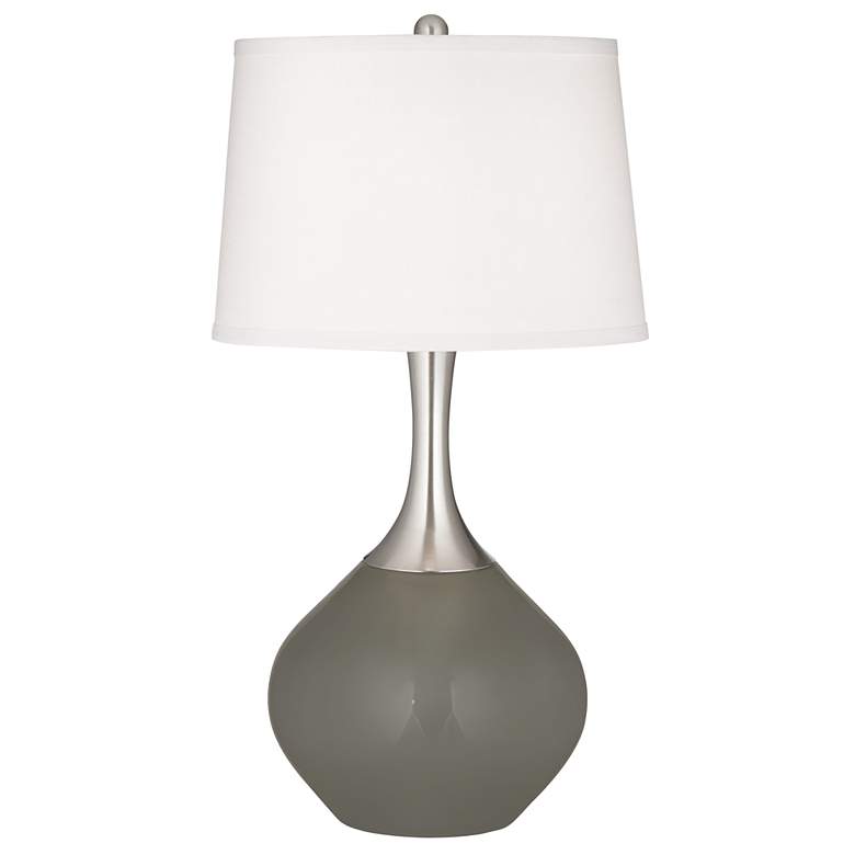 Image 2 Guantlet Gray Spencer Table Lamp with Dimmer