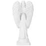 Guardian Angel Closed Wings 15"H Statue with LED Spotlight