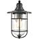 Guavara 14" High Powder-Coated Black Outdoor Wall Light