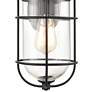 2_Guavara 14" High Powder-Coated Black Outdoor Wall Light more views