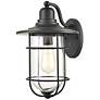 3_Guavara 14" High Powder-Coated Black Outdoor Wall Light more views