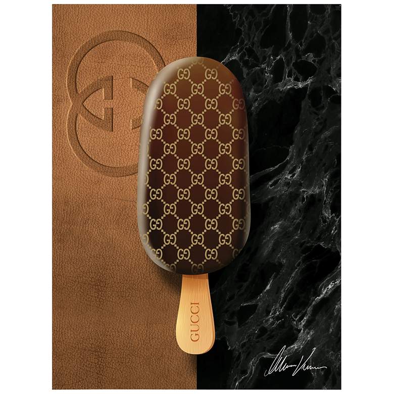 Image 2 Gucci Glamour 18" x 24" Frameless Printed Glass Wall Art