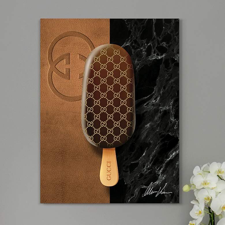Image 1 Gucci Glamour 18" x 24" Frameless Printed Glass Wall Art